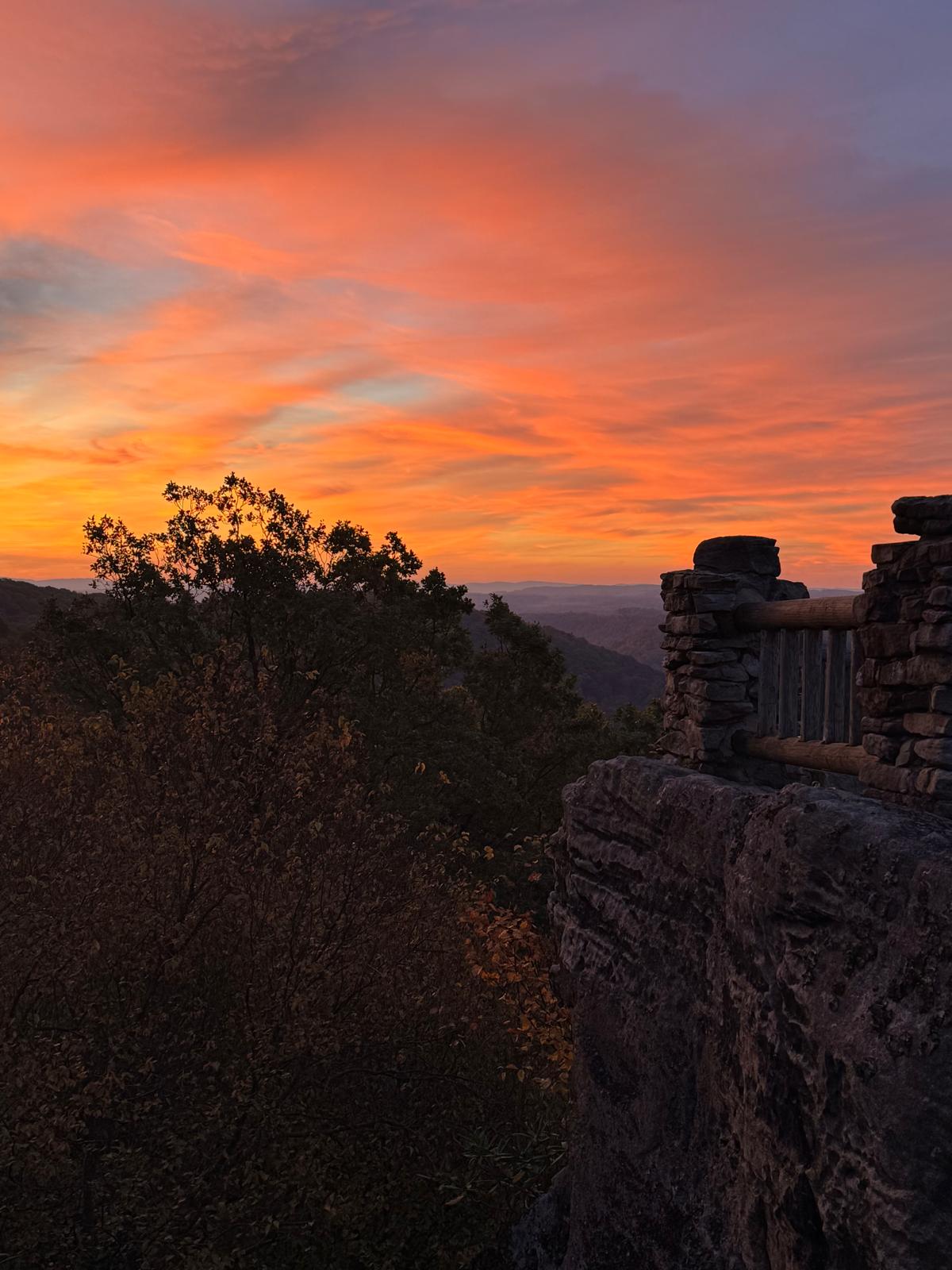 Cooper's Rock Overlook - Postcard