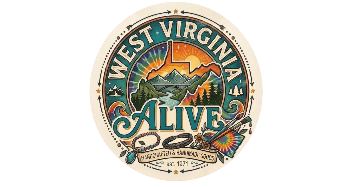 West Virginia Alive Logo - Sticker